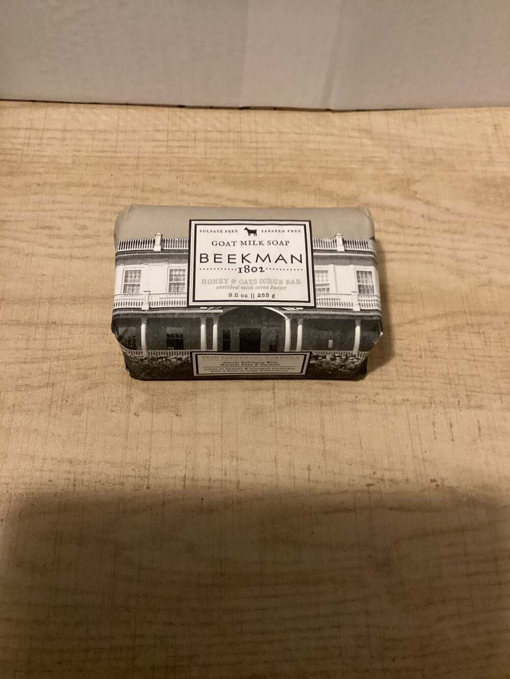 Beekman 1802 Honey & Oats Scrub Bar Goat Milk Soap - 9 oz